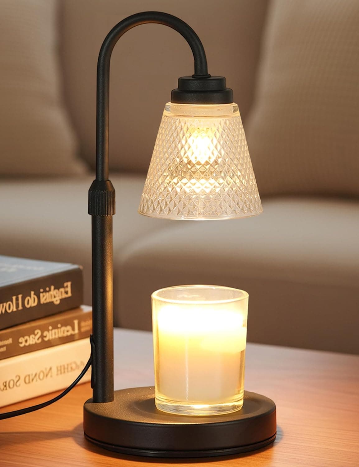 Candle Warmer Lamp with Timer & Dimmer – Wax Melt Warmer, Home & Office Decor