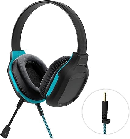 Gumdrop DropTech On-Ear Wired Headphones w/Mic | 3.5 mm - Long Tangle Free Chew-Proof Cord - Rugged Reliable Drop Tested and Comfortable for Kids K-12 Students Classroom and School Use